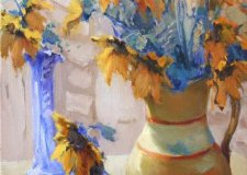 Verticals with Sunflowers